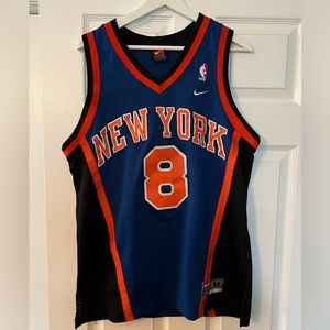 USED- Nike Swingman NBA New York Knicks Latrell Sprewell Jersey Size M